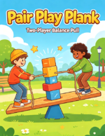 Pair Play Plank Two-Player Balance Pull