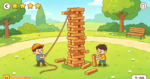 Duo Stack Challenge Cooperative Tower Pull Game - Image 2