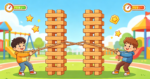 Side-by-Side Stack Two-Player Pull Balance Game - Image 2