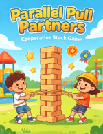 Parallel Pull Partners Cooperative Stack Game