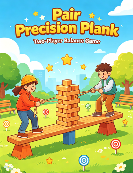 Pair Precision Plank Two-Player Balance Game